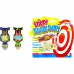 Toi Toys Sticky figuur dart op kaart