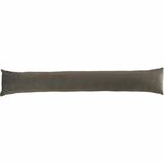 Velvet tochtrol CORINE - Grijs - Polyester - 15 x 85 cm - Windstopper - Tochtstopper