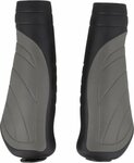 Fiets handvaten - Grijs / Zwart - Siliconen - 22,2mm - 1 paar - Fiets - Fietshandvat - Handvatten - Fietsbenodigdheden - Fietse