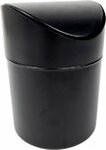 Tafelafvalbak Swing Prullenbak Zwart Metaal Ø 12 cm