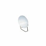 Make-up spiegel met standaard - Goud - Kunststof - 20 x 12 x 23.5 cm - Ovaal