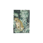 Jungle vloerkleed met Tijger - Huis accessoires - Decoratie - Tropisch 60 x 90 cm - Groen/Geel