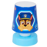 Nachtlampje druklamp Paw Patrol jongens - Donkerblauw / Multicolor - Kunststof - 8 x 8 x 12 cm - Lampje - Nachtlampje - Lamp - 