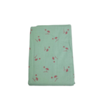 dekbedovertrek met ''Strand'' print- Roze / Lime groen - Katoen - 100 cm x 135 cm - Housse de couet