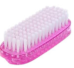 Nagelborstel tweezijdig - Roze / Wit - Kunststof - L 9,5 cm - Borstel - Borsteltje - Nagel - Nagels - Nagel Borstel - Nailbrush