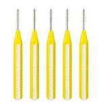 Tandenragers tandenstokers standaard - Wit / Geel - Kunststof - Regular Size - 3 - 5 mm - 6 Stokers - Tandenstoker - Mondhygi&#