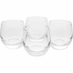 AMIRA Amuse glaasjes - Transparant - Glas - 15 cl - Set van 4