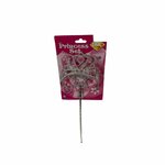 Prinses set - Roze - Kunststof - Kroon - Toverstaf  - Verkleden - Feest - Party - Feestaccessoires - Prinsessen - Roze - Zilve  Prinses set - Roze - Kunststof - Kroon - Toverstaf  - Verkleden - Feest - Party - Feestaccessoires - Prinsessen - Roze - Zilve