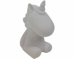 Unicorn ''Good Night'' LED lampje - Wit / Multicolor - Kunststof - Ca 10 x 10 x 12 cm