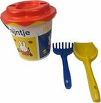 Nijntje Emmer + Schepjes - Multicolor - 4 Delig - Strandemmer - Spelen - Buiten - Zand - Zomer - Buitenspelen Nijntje Emmer + Schepjes - Multicolor - 4 Delig - Strandemmer - Spelen - Buiten - Zand - Zomer - Buitenspelen