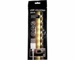 Usb Led Strip - Warm White - 30cm - 1stk - 80 Lumen 3200K - Waterdicht IP65 - Ledstrip