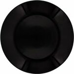 THE MANSION Dinerbord - Zwart - Keramiek - Ø25 cm - Set van 4 - Ontbijten - Servies - Keuken - vaderdag cadeau moederdag