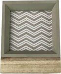 Fotolijst mini AZIRA - Grijs / Bruin - Hout -15 x 12 cm