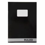 Schriften gelijnd A5 ZOLA - Zwart