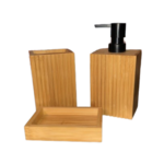 Set van 3 - Zeep / Zeepdispenser / Tandenborstelhouder JAPANDI 1