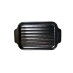 Barbeque Bak Plaat - Zwart - Metaal / RVS - Bbq - Vleesplaat  1