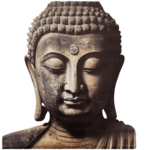 Decoratieve -  Tuindoek - Buddha - Print - Vierkant - Buiten - 80 x 80 cm