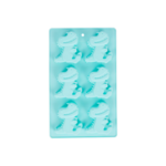 1 Dino Dinosaurus Bakvorm - Cupcake vorm - Groen - Siliconen - 25 x 17 x 2.5 cm - 6 Cupcakes