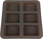 Bakvorm Rechthoek - 6 stuks - Sillicone - Bruin - Bakken - Koken - Keuken - DIY