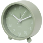 Staande klok met alarmfunctie DOBY - groen / Wit - Kunststof  - Ø 9,5 x 4 cm - Alarmklok  op pootjes Staande klok met alarmfunctie DOBY - groen / Wit - Kunststof  - Ø 9,5 x 4 cm - Alarmklok  op pootjes