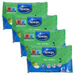 Spargo Moist XXL Wipes / 80 Vochtige schoonmaakdoekjes XXL - 4 x 20 stuks - Met frisse appel geur -  Multipurpose reinigingsdoe
