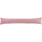 Velvet tochtrol SHORTINE - Roze - Polyester - 15 x 80 cm - Windstopper - Tochtstopper