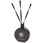 Luxe Geurstokjes  - LIFETREE - Shadows / Shadow of the Night - Zwart / Goud - 100 ml - Fragragance - Vegan - Gedraaide geurstok