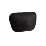 Auto Hoofdkussen - Zwart - Synthetische Vezel - Nekkussen - Headrest Cushion - Wasbare hoes - Verstelbare bevestigingsriem - Lu
