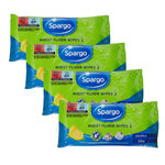 Vochtige vloerdoekjes Citroen - 80 stuks - 22 x 29 cm - 4x 20 stuks - Met frisse citroen geur - schoonmaakdoekjes 