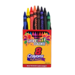 Waskrijtjes wasco - Set van 8 Crayons - Multicolor - Creatief - Artwork - Diy - Cadeau  - Kinderen - Feest - School