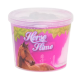 Slijm met figuur - Paard  - Roze / Wit - Horse - Slime - Cadeau - Surprise - Sinterklaas - Feest - Kind 