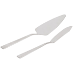  Taartserveerset - Taartschep en Mes - 2 delig - RVS  - Cake Serving Set 