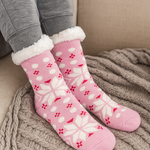 Huissokken hoog model - Roze - Maat 35 / 383