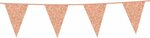 Bronzen Vlaggenlijn Glitter - - 6 Meter - Feest - Party - Jarig - Decoratie