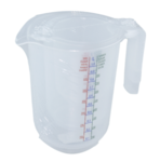 Set van 3 maatbekers - Kunststof - 250ml/500ml/1000ml