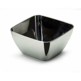 Sabert mini Amuse tasting kommetje - Zilver - Kunststof - 5.5 x 5.5 x 3 cm - Set van 20