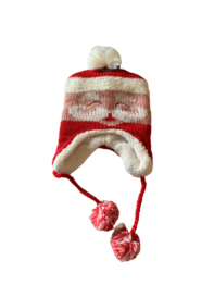 Muts Kerstman - Multicolor - 100% Polyester - Maat 86-92