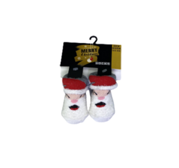 Kerst Babysokken - Kerstman - 0-6 Maanden - Multicolor - 1 paar