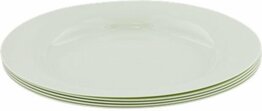 Herbruikbare Borden BACO - Groen - Kunststof - Vaatwasserbestendig - Ø 20 cm - Set van 5