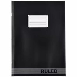 Schriften gelijnd A4 JOELLA - Zwart / Wit - Papier - A4 - Set van 2 - Schoolschrift - Schrift - Back To School - School - Kantoor - Schriften