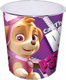 Kinder Prullenbak Paw Patrol - Roze / Multicolor - Ø 23 x 24 cm - Assorti