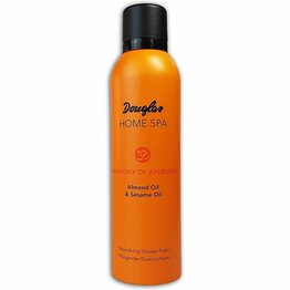 Home Spa "Harmony Of Ayurveda" Douche foam Douglas - Oranje / Zwart - Douche Foam - 200 ml - Set van 2 - Douche - Foam - Showerfoam - Bad - Badkamer