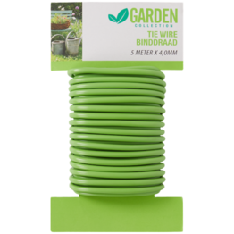 Binddraad / Tuindraad - Groen - Metaal - 10 meter x 2.5 mm - tie wire - bind draad - tuinierdraad