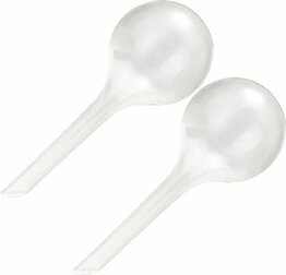 Waterdruppelaar - Set van 2 Stuks - Waterbollen - Kamerplanten - Druppels - Transparant -  Automatische Plant Watering Bollen Self Watering Globes Plastic Ballen Tuin Plant Water Apparaat Druppelsysteem 
