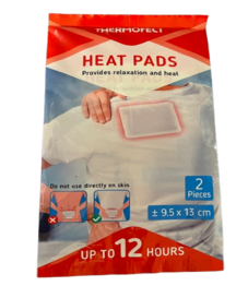 Warmte pads - Wit - 2 stuks - Spierpleister