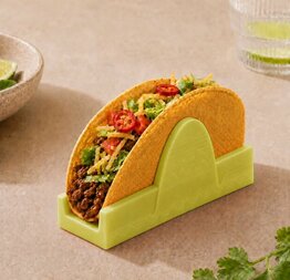 Taco houder / Tacohouder TACOBUDDY – Groen – Kunststof – Set van 8