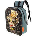 Emoji Monkey King Rugzak - I am a Boss - Zwart - 27 x 10 x 32 cm Emoji Monkey King Rugzak - I am a Boss - Zwart - 27 x 10 x 32 cm