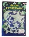 Glow in the dark Moon and stars - Groen - Kunststof Glow in the dark Moon and stars - Groen - Kunststof