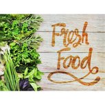 Snijplank Fresh Food Herbs - Multicolor - Glas - 30 x 40 cm Snijplank Fresh Food Herbs - Multicolor - Glas - 30 x 40 cm