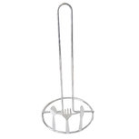 Keukenrolhouder LOUIE - Zilver - Metaal - Ø 15 x 30 cm Keukenrolhouder LOUIE - Zilver - Metaal - Ø 15 x 30 cm